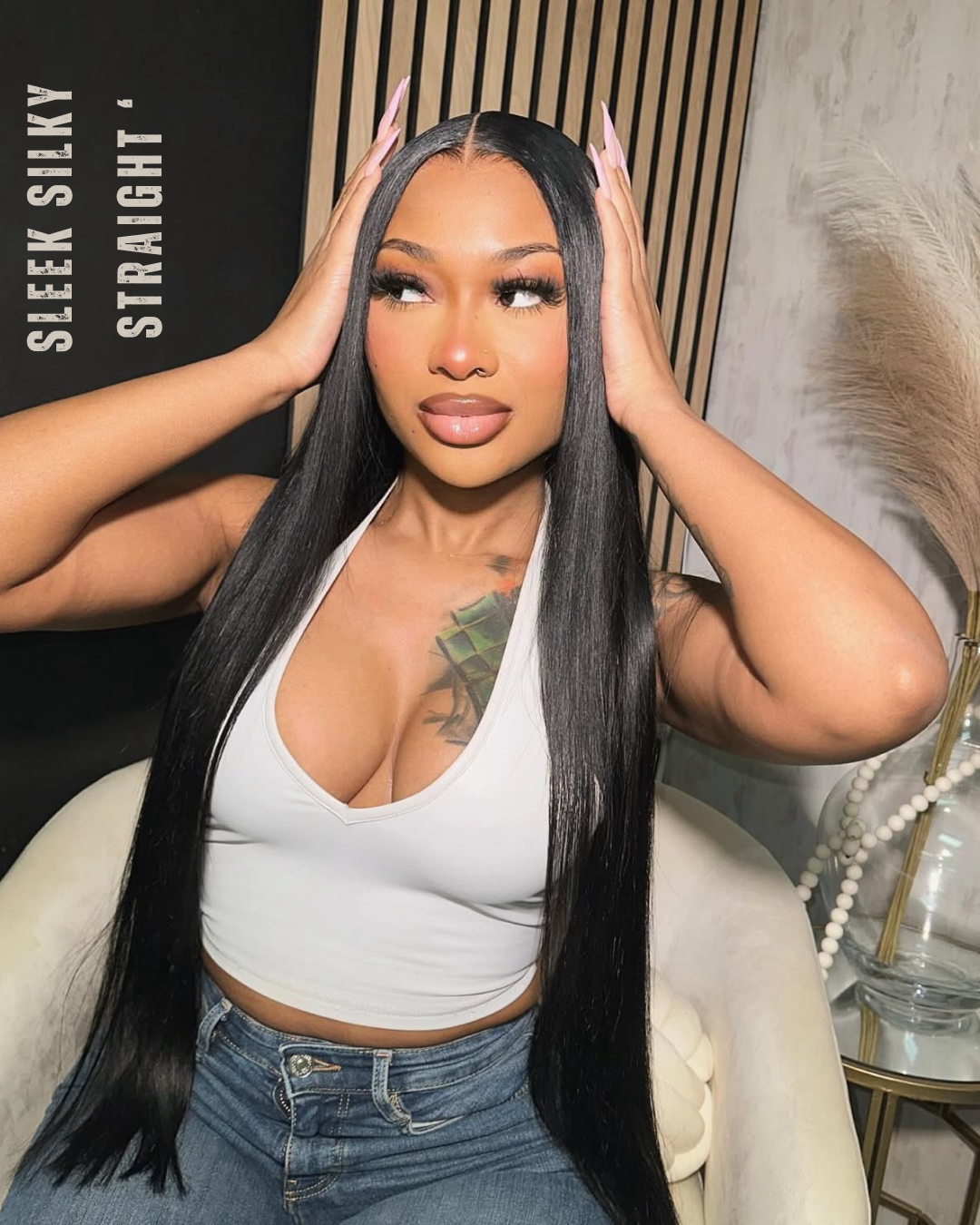 Sleek Silky Straight Wig – HD Lace ™