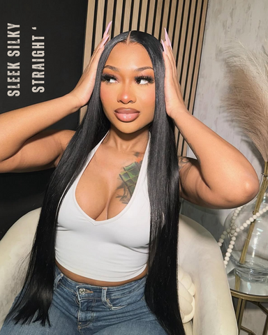 Sleek Silky Straight Wig – HD Lace ™