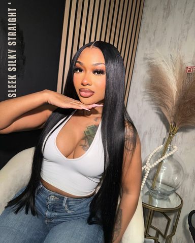 Sleek Silky Straight Wig – HD Lace ™